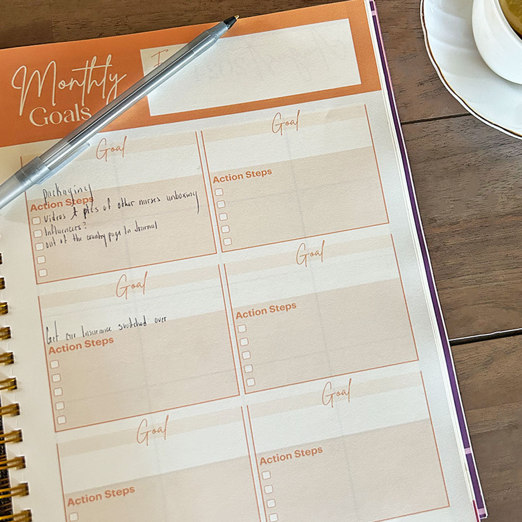 Scrubs Jumpsuit + Weekly Planner