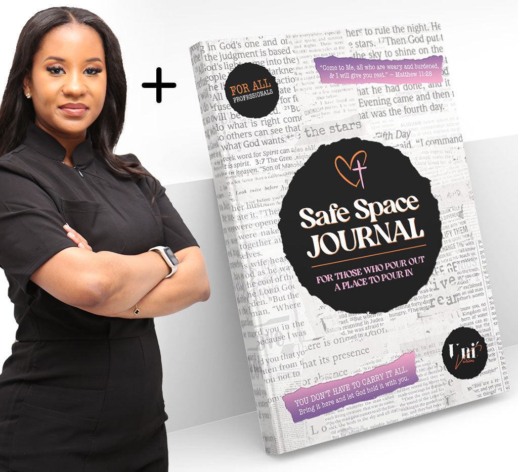 Scrubs Jumpsuit + Safe Space Journal